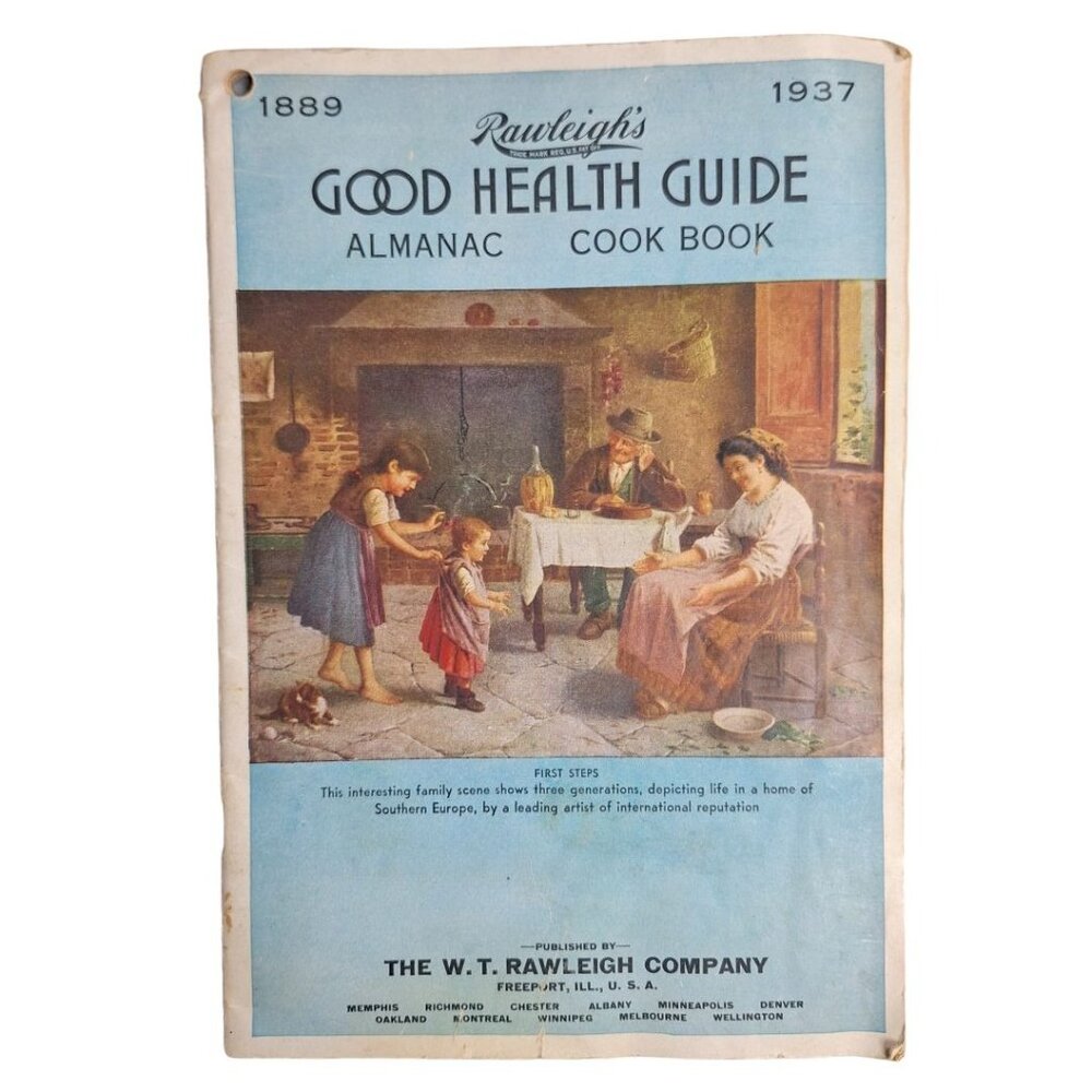 Rawleighs Good Health‎ Guide Almanac 1937 Cook Book Recipes Articles Home Farm